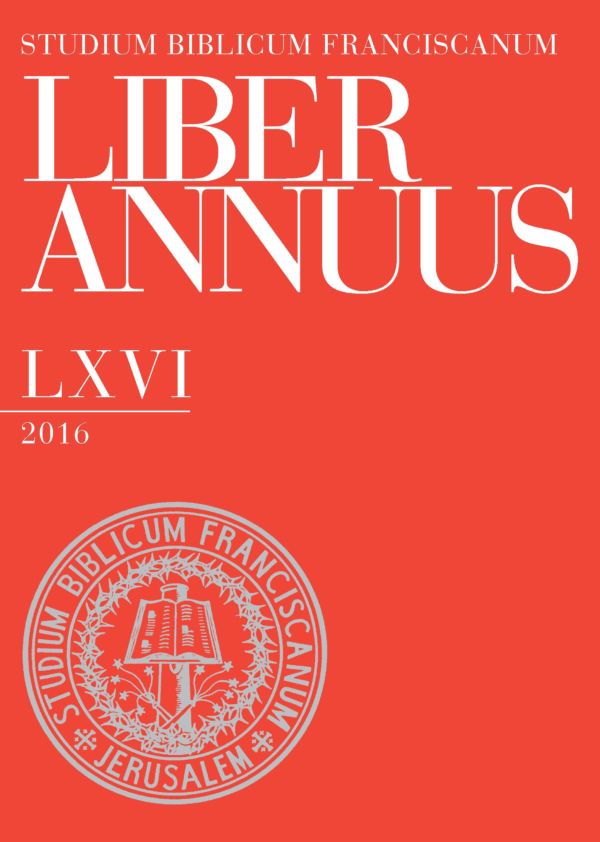 Liber Annuus LXVI-2016