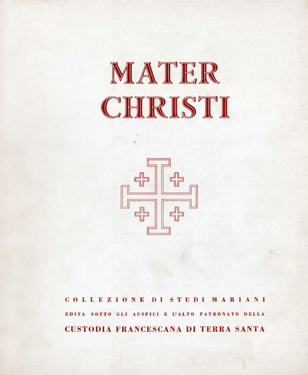 Mater Christi – Collezione di studi mariani