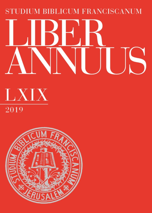 Liber Annuus LXIX-2019