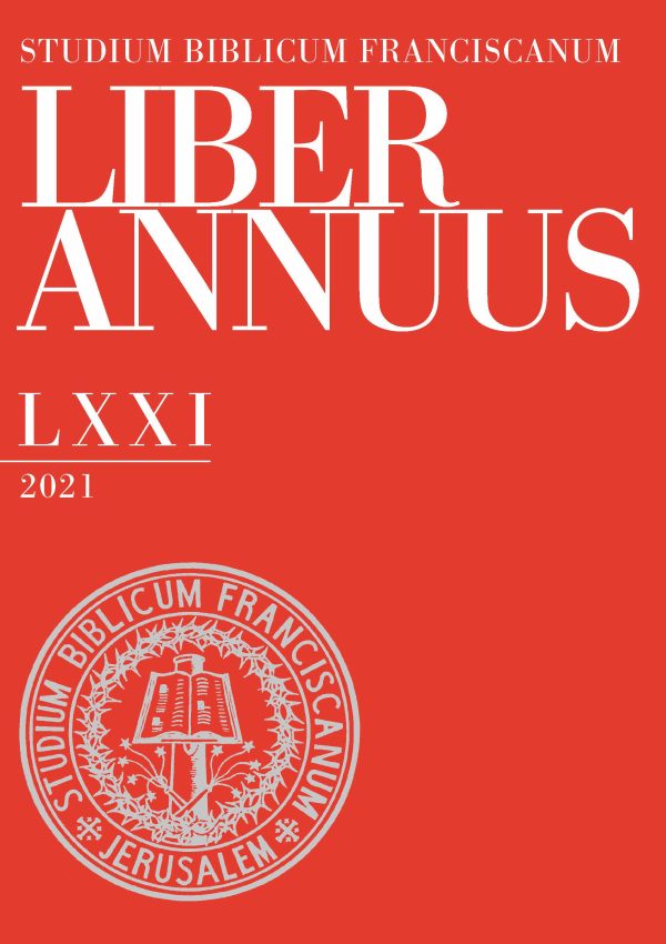 Liber Annuus LXXI-2021
